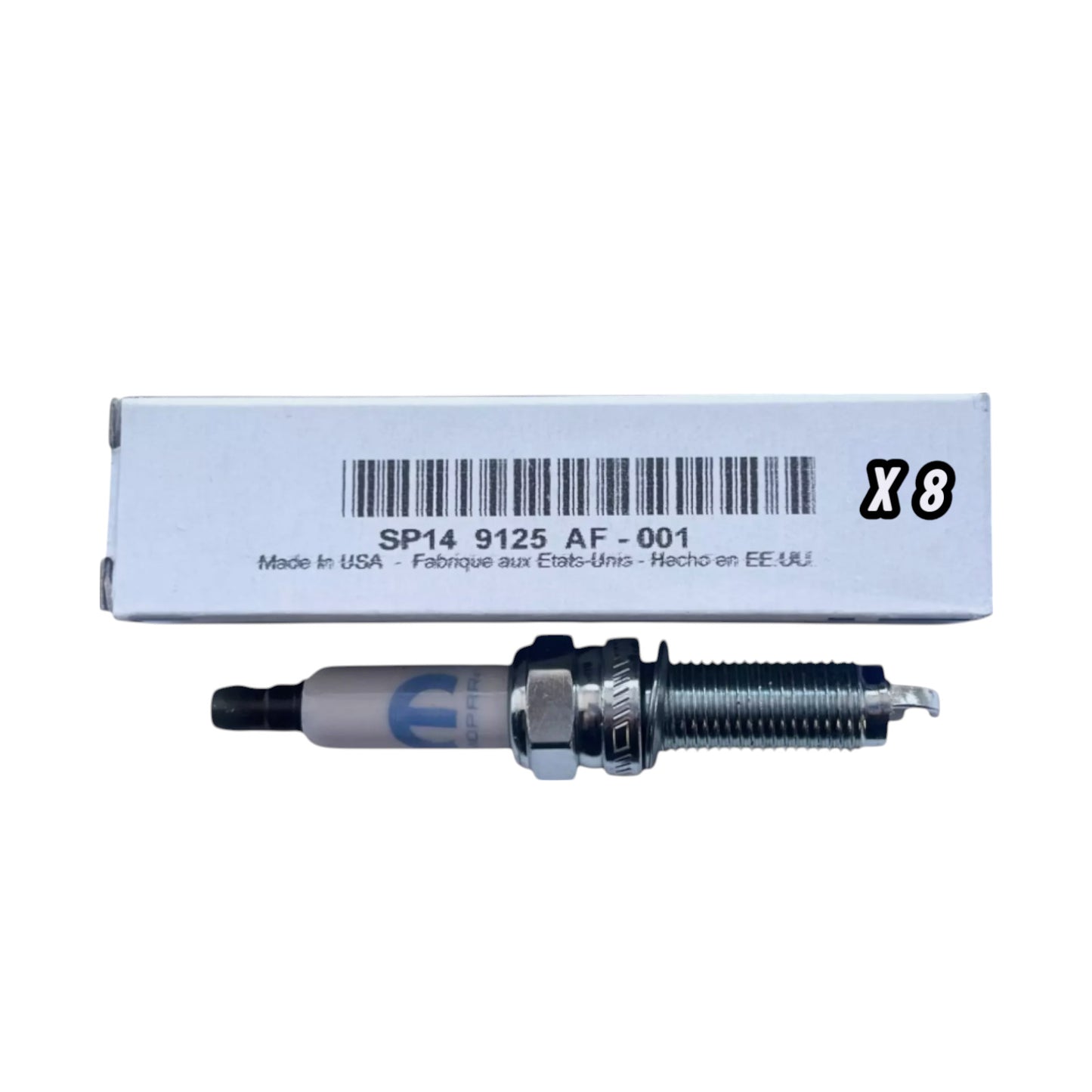 11-24 Jeep Iridium Spark Plugs 3.6L ENGINE PENTASTAR SP149125AF (8pcs) OEM MOPAR