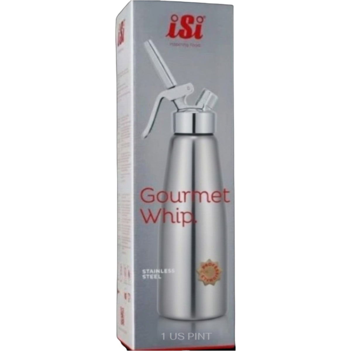iSi Gourmet Whip Cream Whipper - 1 US Pint- 170301 Stainless Steel