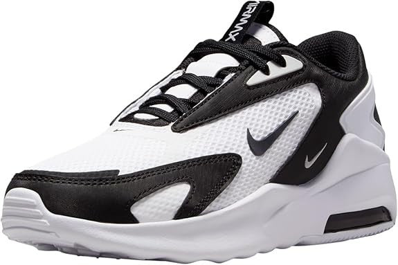 Women's Nike Air Max Bolt CU4152-101 White Black Low Top Mesh Sneakers - SZ 7
