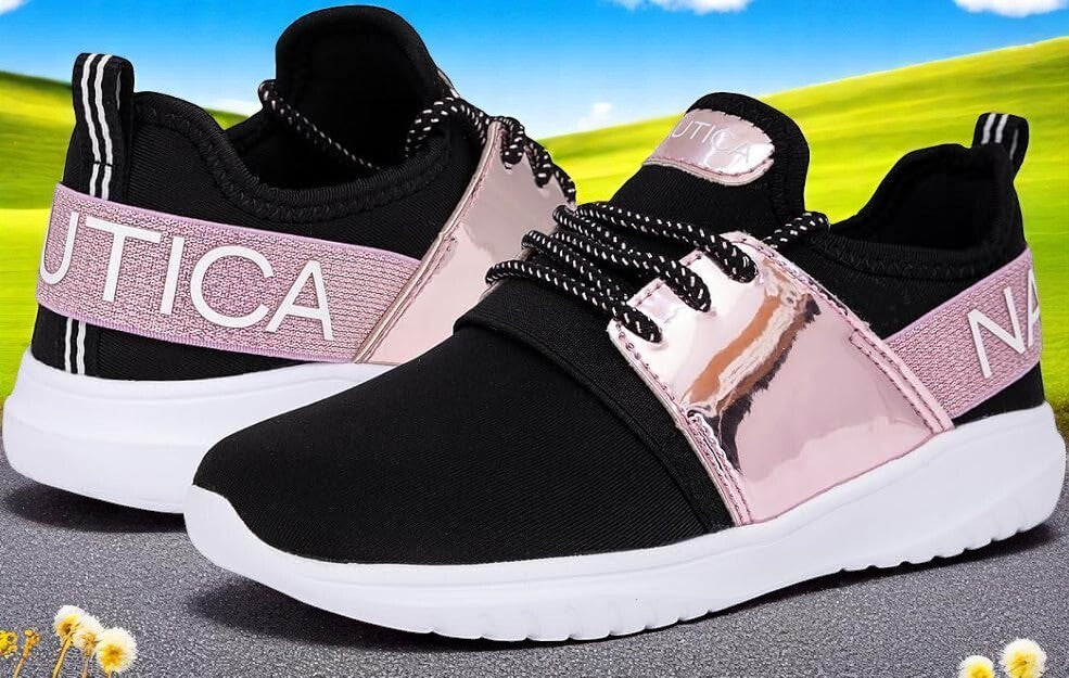 Nautica Kids Boys And Girls Youth Athletic Fashion Sneaker Running Shoe