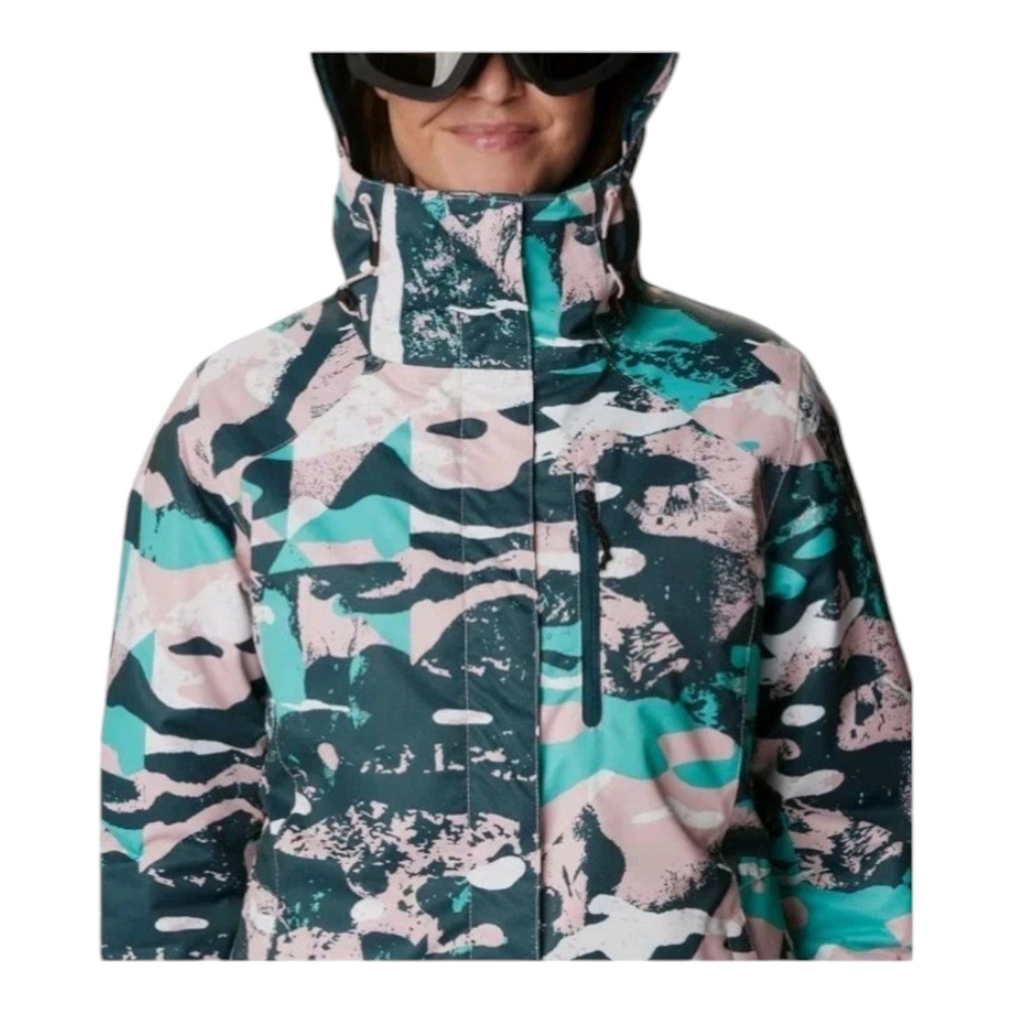 COLUMBIA Women Nordic Point Omni Heat Vented interchange 3-1 jacket Hooded Sz XL