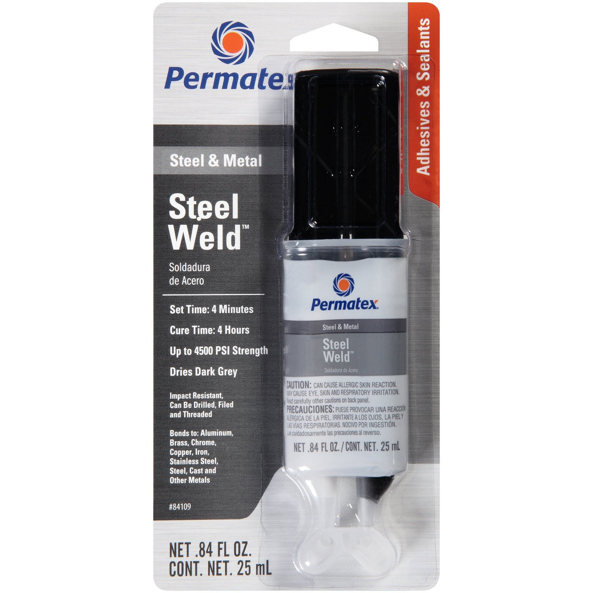 Permatex 25909-12PK Liquid Metal Filler, 3.5 oz.