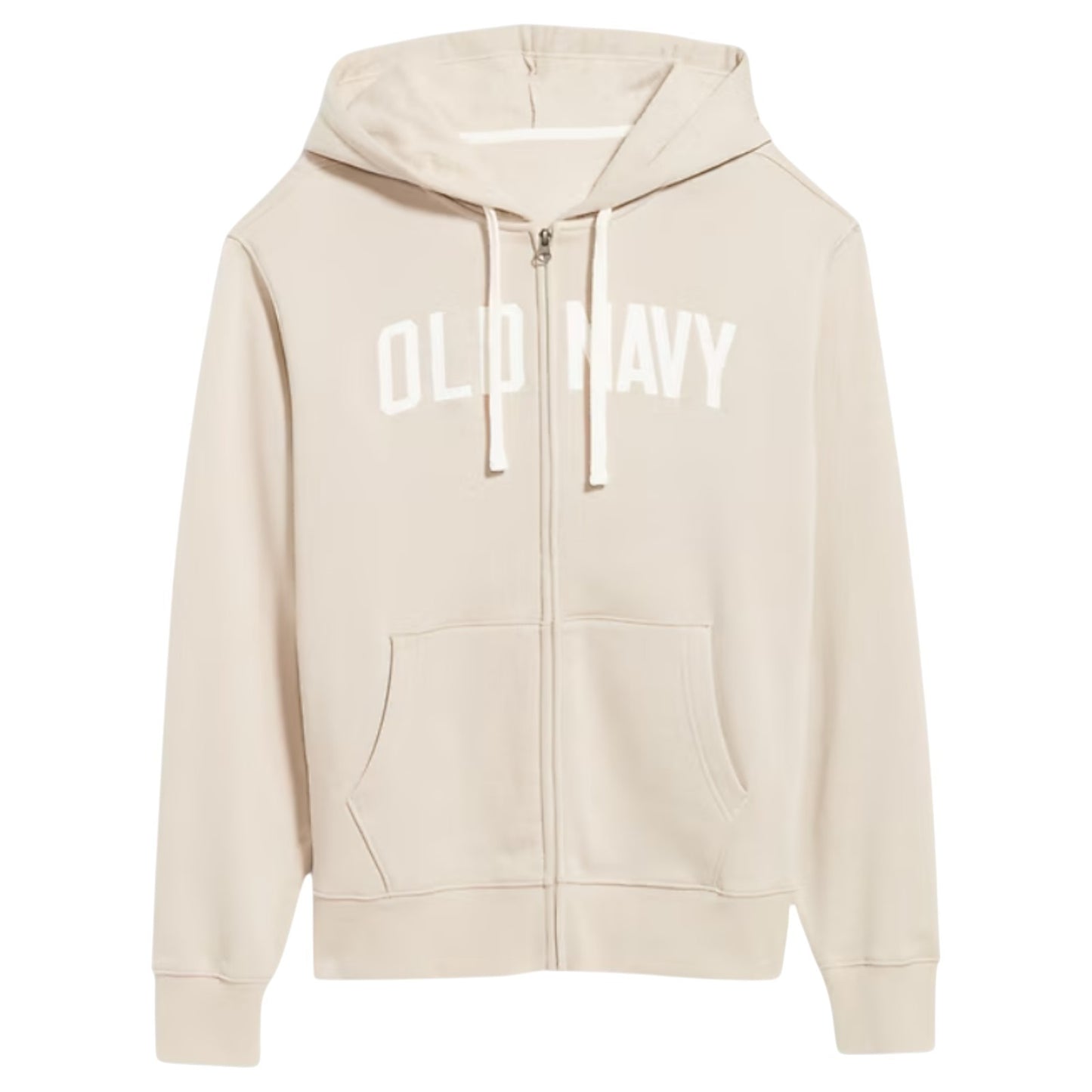 Old Navy Loose Logo Full Zip Hoodie | Creme | A Stone'S Throw | #846608