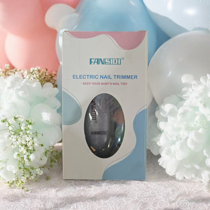 Fansidi Electric Nail Trimmer For Babies, White/Blue