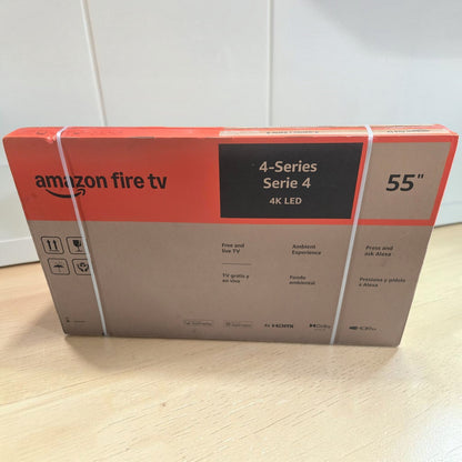 Amazon Fire TV 4-Series 55" LED 4K UHD Smart TV - 4K55N402 - Black