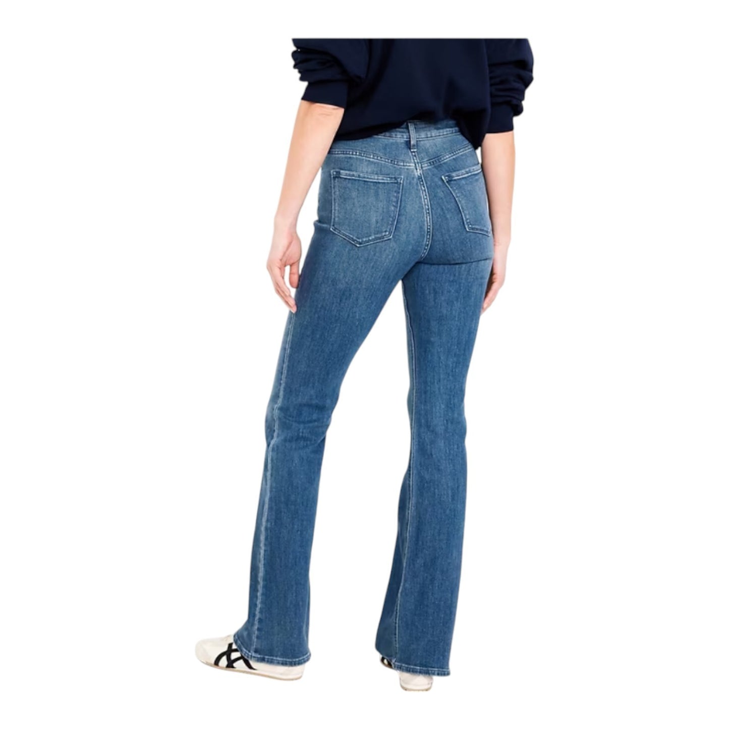 NWT Old Navy High-Waisted Wow Flare Jeans - Medium Wash - Classic Flare Boho