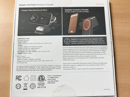 Spigen ArcField (MagFit+) 3 in 1 + a MagSafe Certified Charger Stand