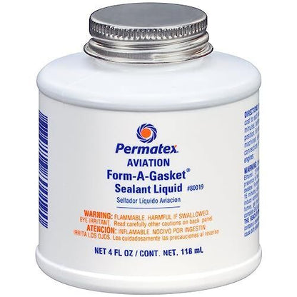 Permatex 80019-12PK Aviation Form-A-Gasket No. 3 Sealant, 4 oz. (Pack of 12)