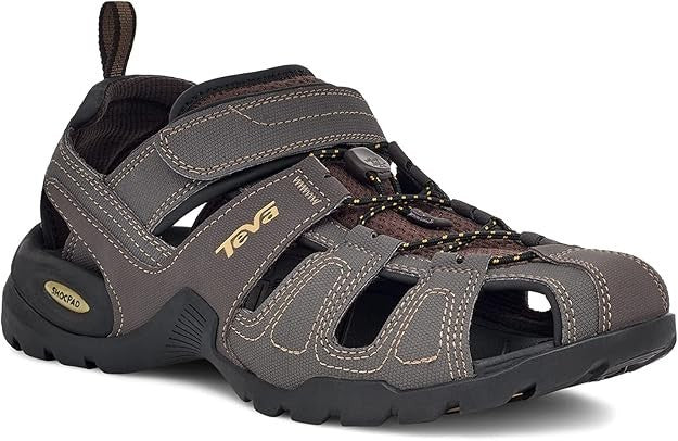 Men's Sandals Teva Forebay Fisherman Sandal - Size 12 - Turkish Coffee