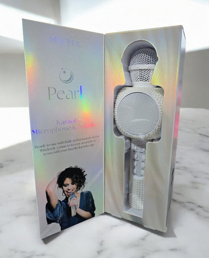 Pearl Karaoke Microphone & Speaker