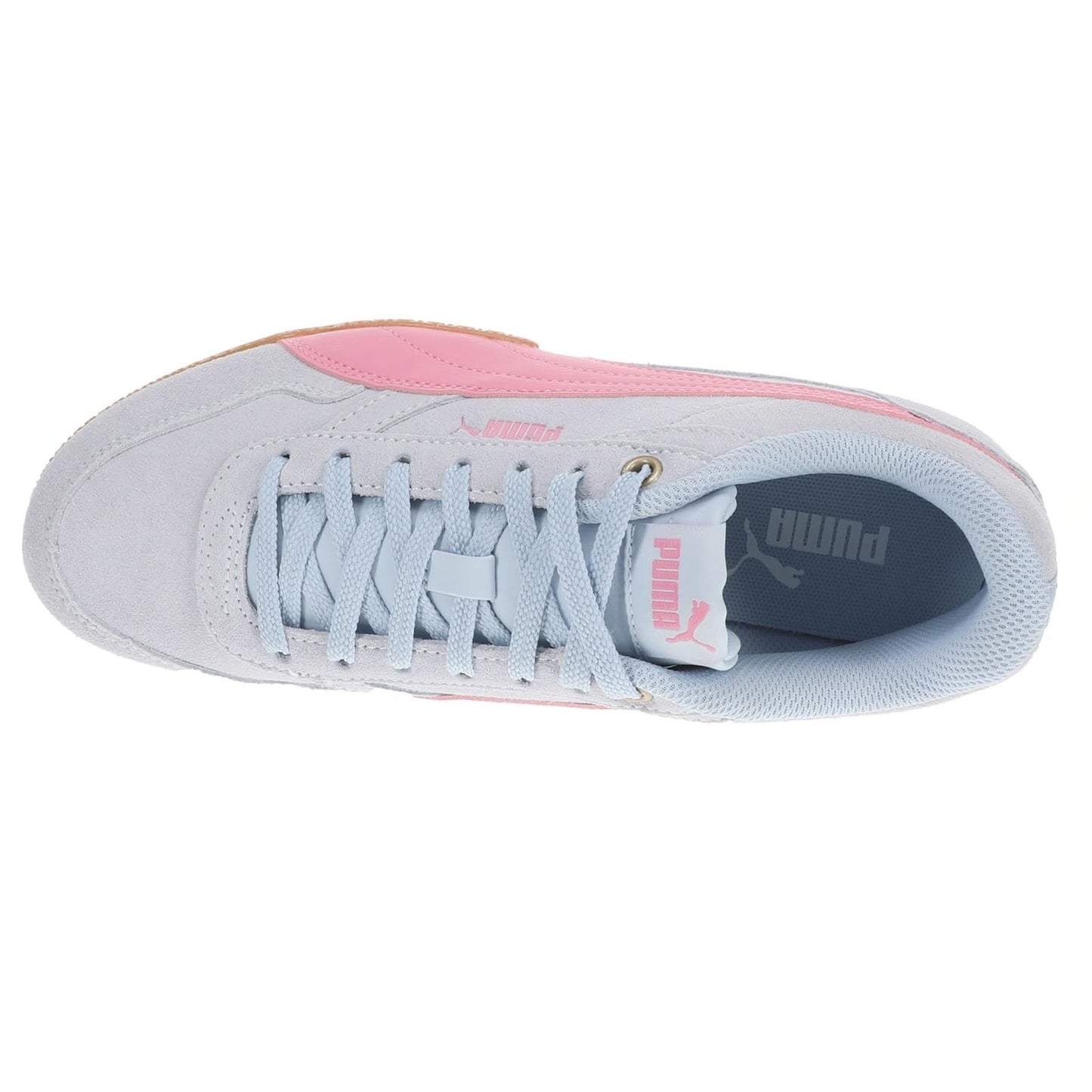 PUMA Bella Donna SD Jr Girls' Youth Sneaker, 5.5 M US Big Kid, Tropic Blue-Pink