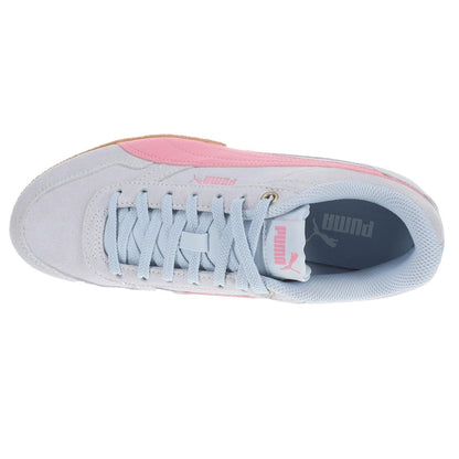 PUMA Bella Donna SD Jr Girls' Youth Sneaker, 5.5 M US Big Kid, Tropic Blue-Pink