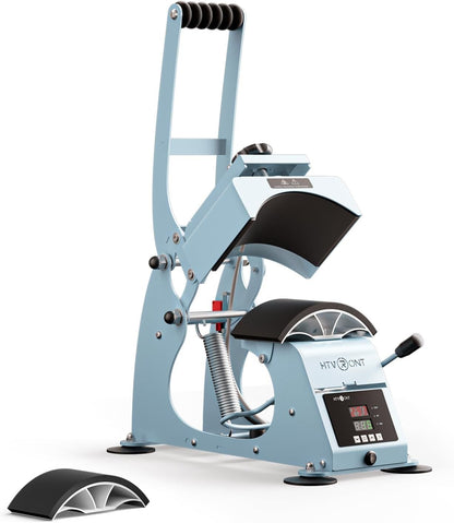 HTVRONT Manual Hat Heat Press Machine 2-in-1 for Caps/Hats Sublimation Printing