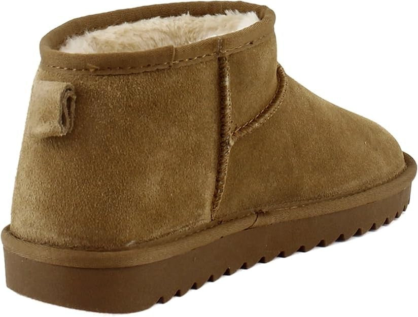 STEVE MADDEN Cabin Suede Tan Ankle Boots, Women's Size 10