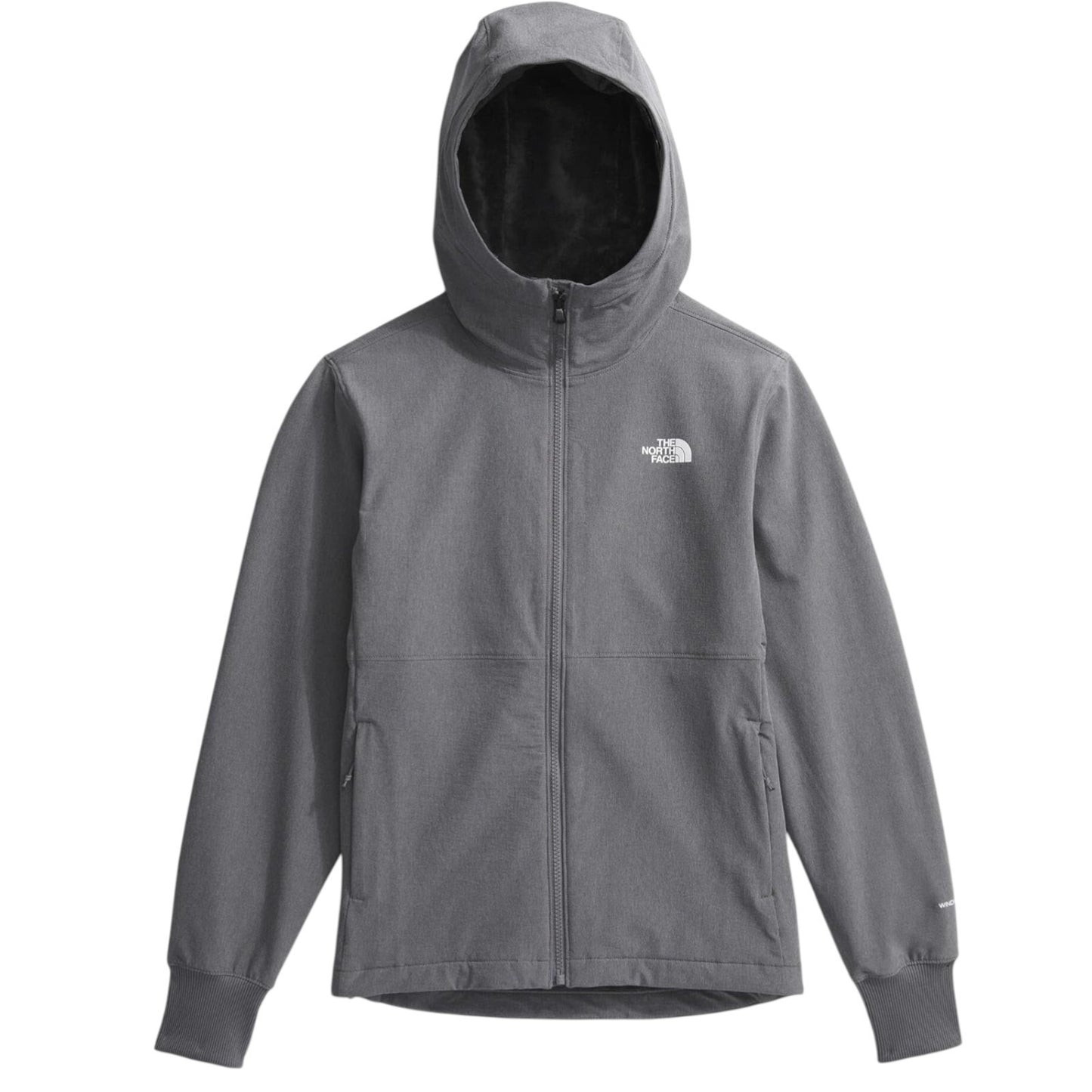 The North Face Women’s Shelbe Raschel Hoody Jacket Small Heathered Gray Windwall