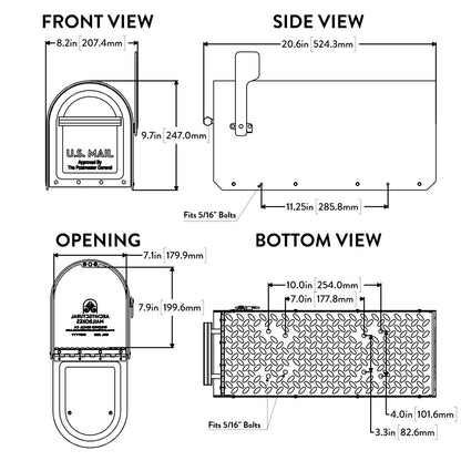 Architectural Mailboxes 5560B-R-10 Sequoia