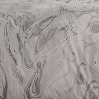 Vera Wang Marbled Cotton Grey Duvet Cover
