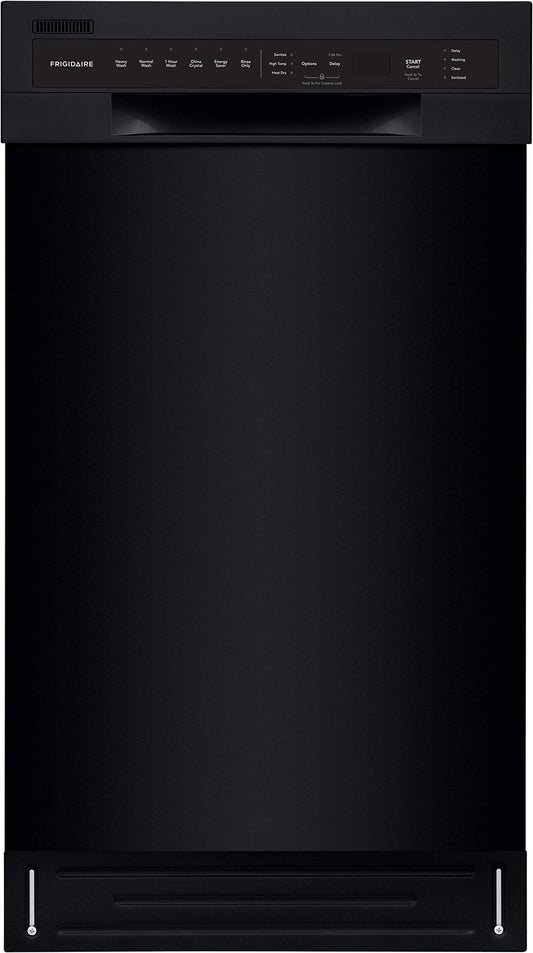 Frigidaire 18 in. ADA Compact Front Control Dishwasher with Dual Spray Arms, 52
