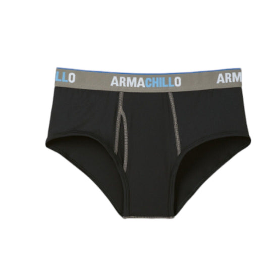 Duluth Men's Armachillo Cooling Briefs, Black, XL(40-42)