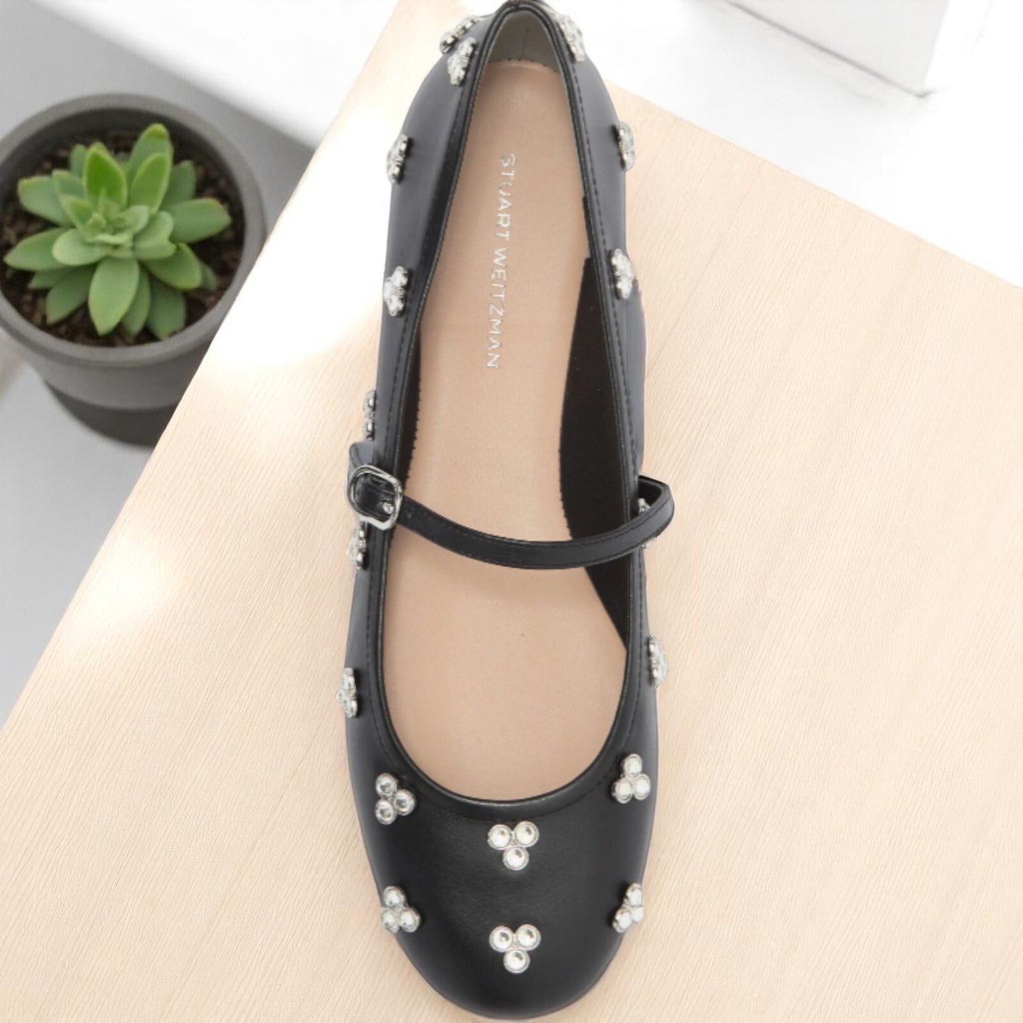 Stuart Weitzman Shoes, Pearl Dancer, Sofia 50 Stretch, Tammy Crystal Mary Jane
