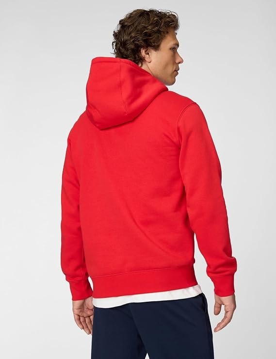Nike Club Pullover Fleece Hoodie University Red/White Mens FN3859-657 New