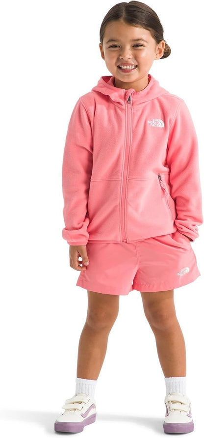 The North Face Little Kids'  Glacier Full-Zip Fleece Hoodie, Black or Pink