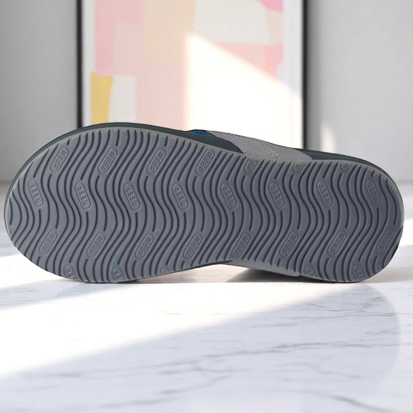 REEF Cushion Spring 2.0 Men's Grey Sandals - Size 11 - CJ8456