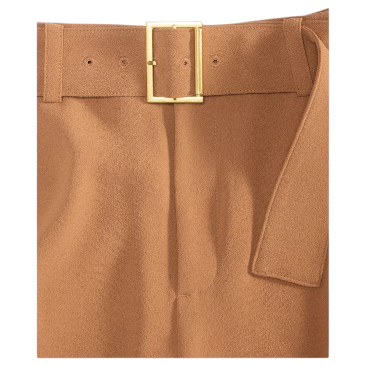 I.N.C. International Concepts Women's Belted High-Rise Wide-Leg Pants