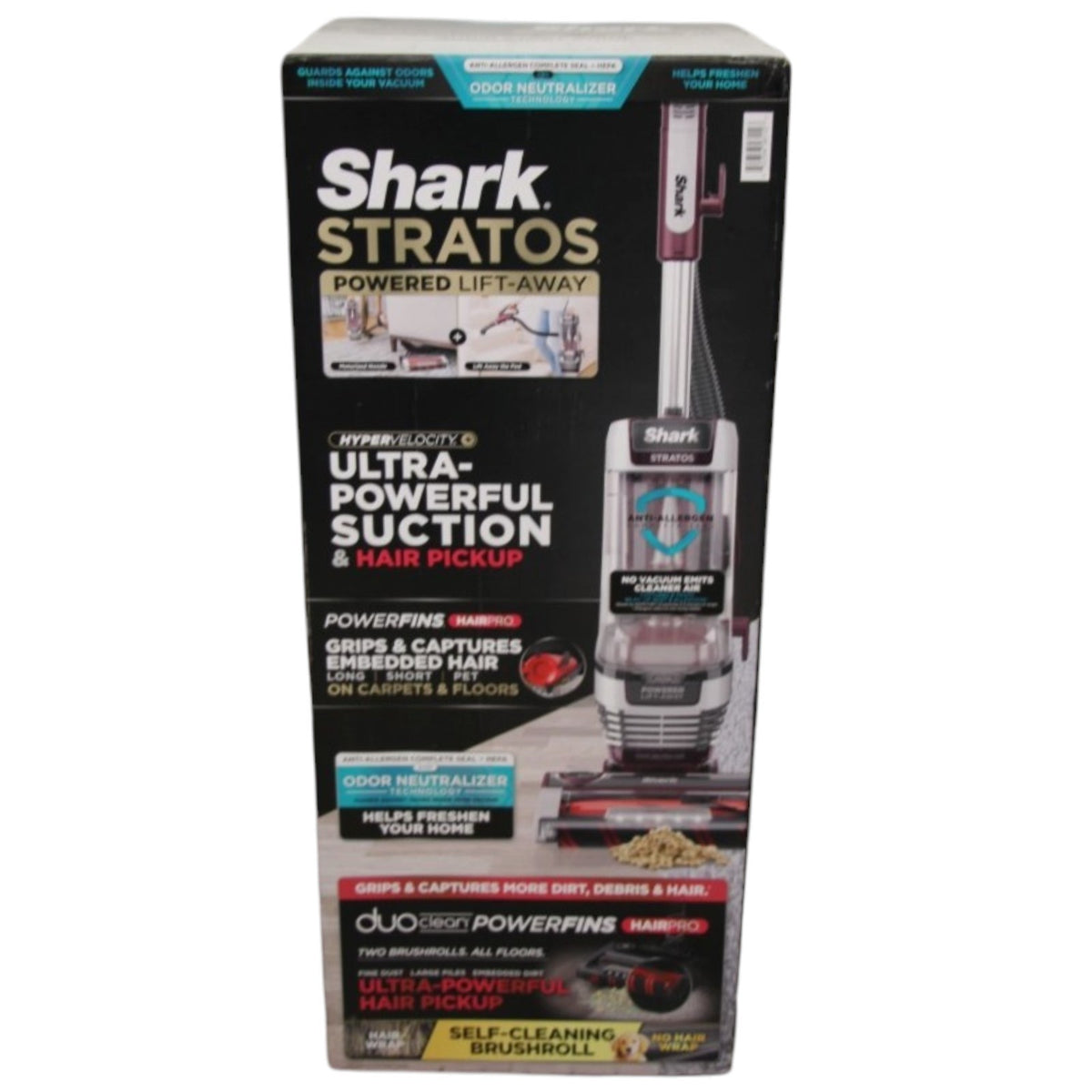 Shark Stratos Upright Vacuum w/Ultra Powered Hair Pickup - AZ3000