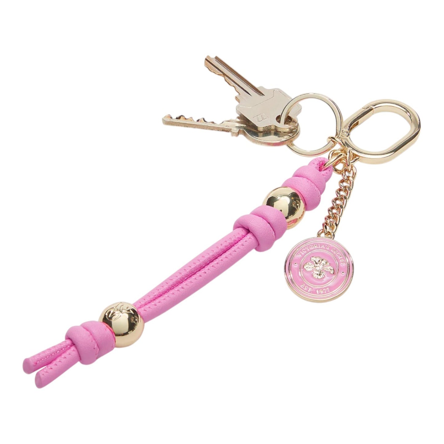Victoria’s Secret Wristlet Keychain Glitter Logo Strap Charm Choose Style/Color