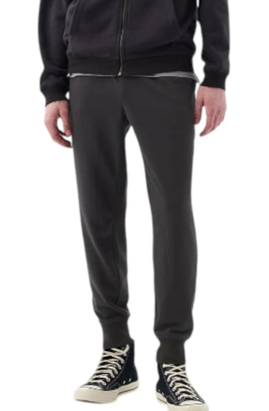 Gap Modern Logo Fleece Joggers Moonless Night Black Sweatpants Men's Size L