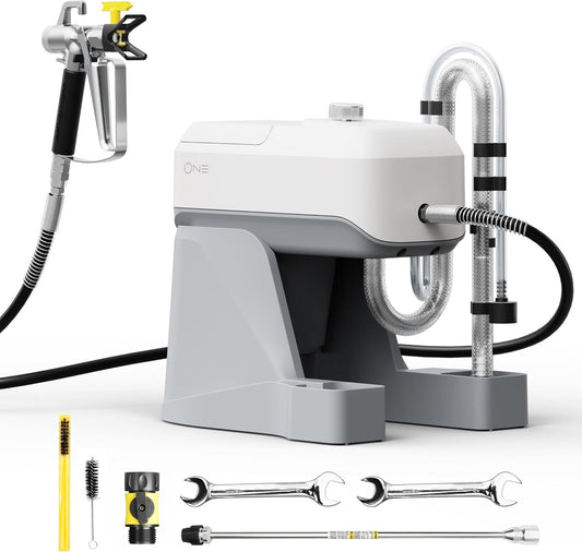 NEW! InoKraft Airless Paint Sprayer, One-Button Control Design, Up to 5 Gallons