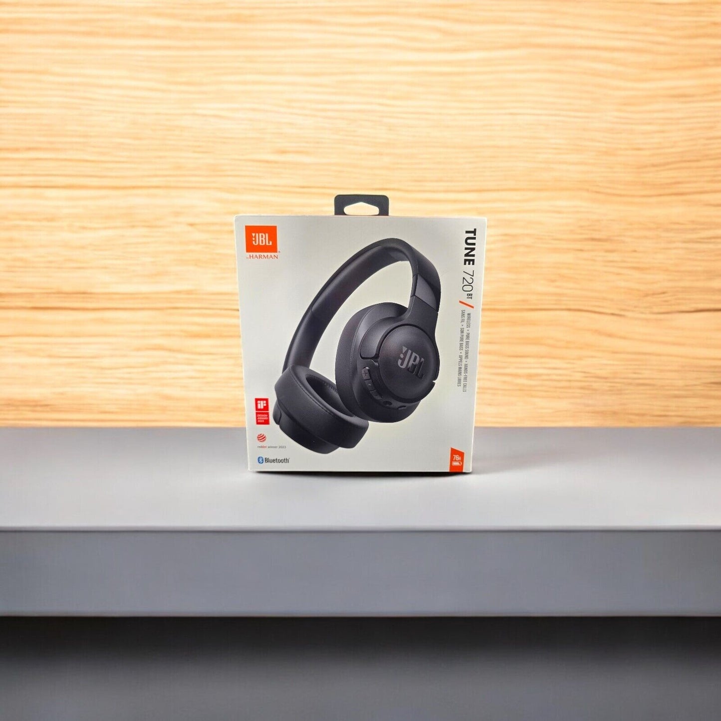 JBL Tune 720BT Wireless Bluetooth Over-ear Headphones Black NEW SEALED