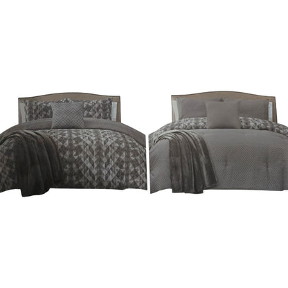 SALE New Style Sanctuary 5 Piece Queen Bedding Set (Reversible)