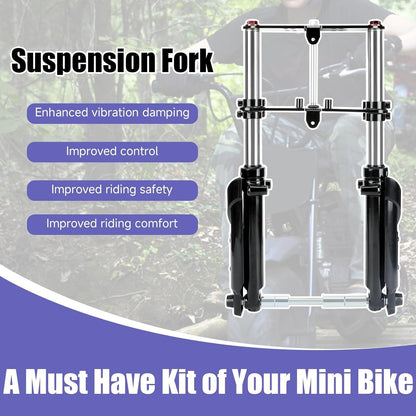 Mini Bike Front Fork Suspension Kit Replacement for Monster Mega Moto MMB80 MMB1