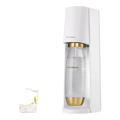 SodaStream Special Edition Terra Gold & White 1L Bottle Sparkling Water Maker