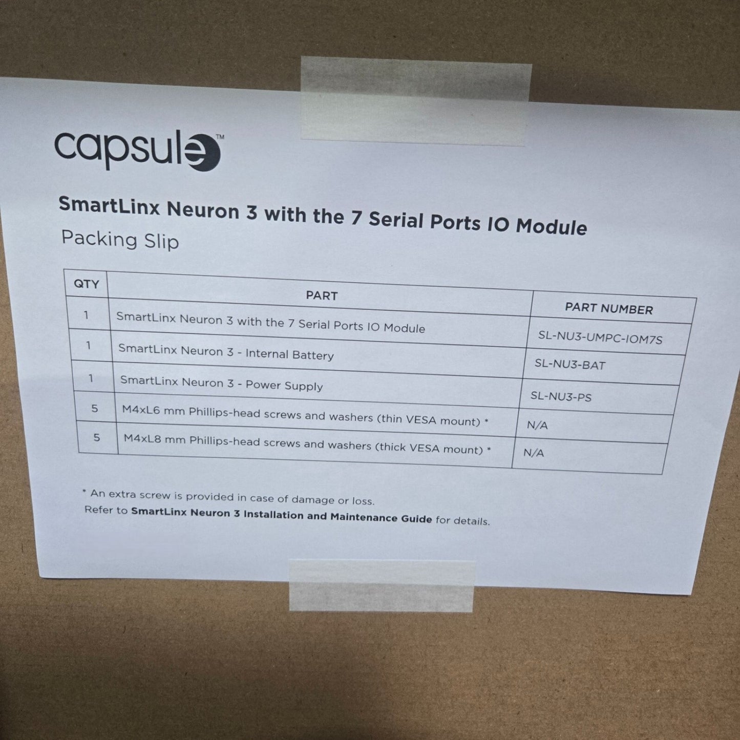 Philips Capsule SmartLinx Neuron 3 Patient Monitor with 7 Serial Port IO Module