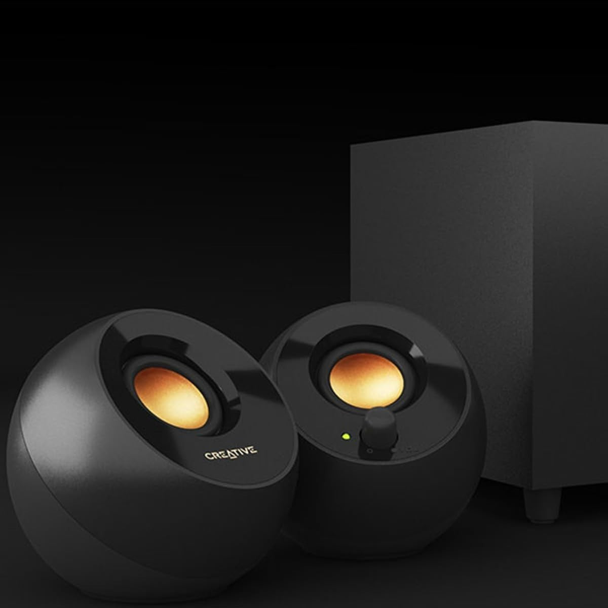 Creative Labs Pebble Plus 2.1 Channel USB  Computer Speakers with Subwoofer