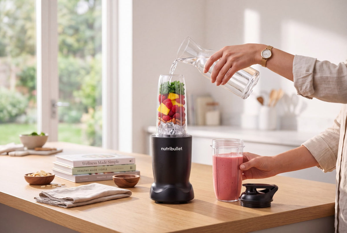 NutriBullet Turbo NB50400AK 1000W Matte Black Electric Personal Blender