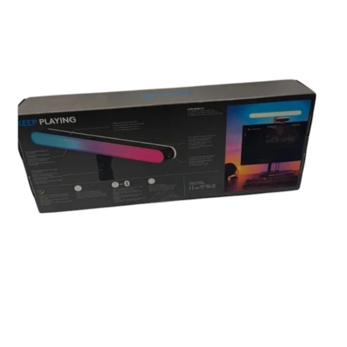 Logitech - Litra Beam LX Premium Dual-Sided RGB LED Streaming Light*New