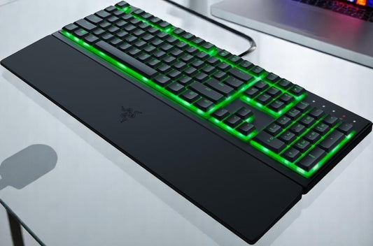 Razer - Ornata V3 X Full-Size Wired Membrane Gaming Keyboard with Chroma RGB ...