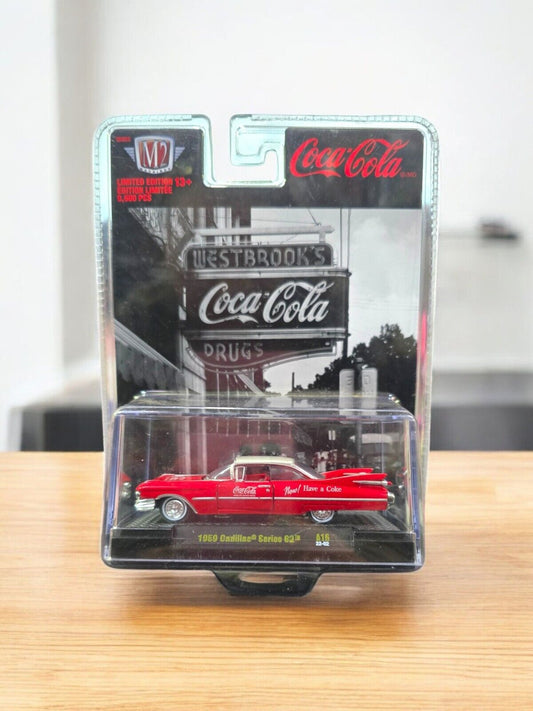 M2 Coca-Cola 1959 Cadillic Series 62 Die Cast 1:64