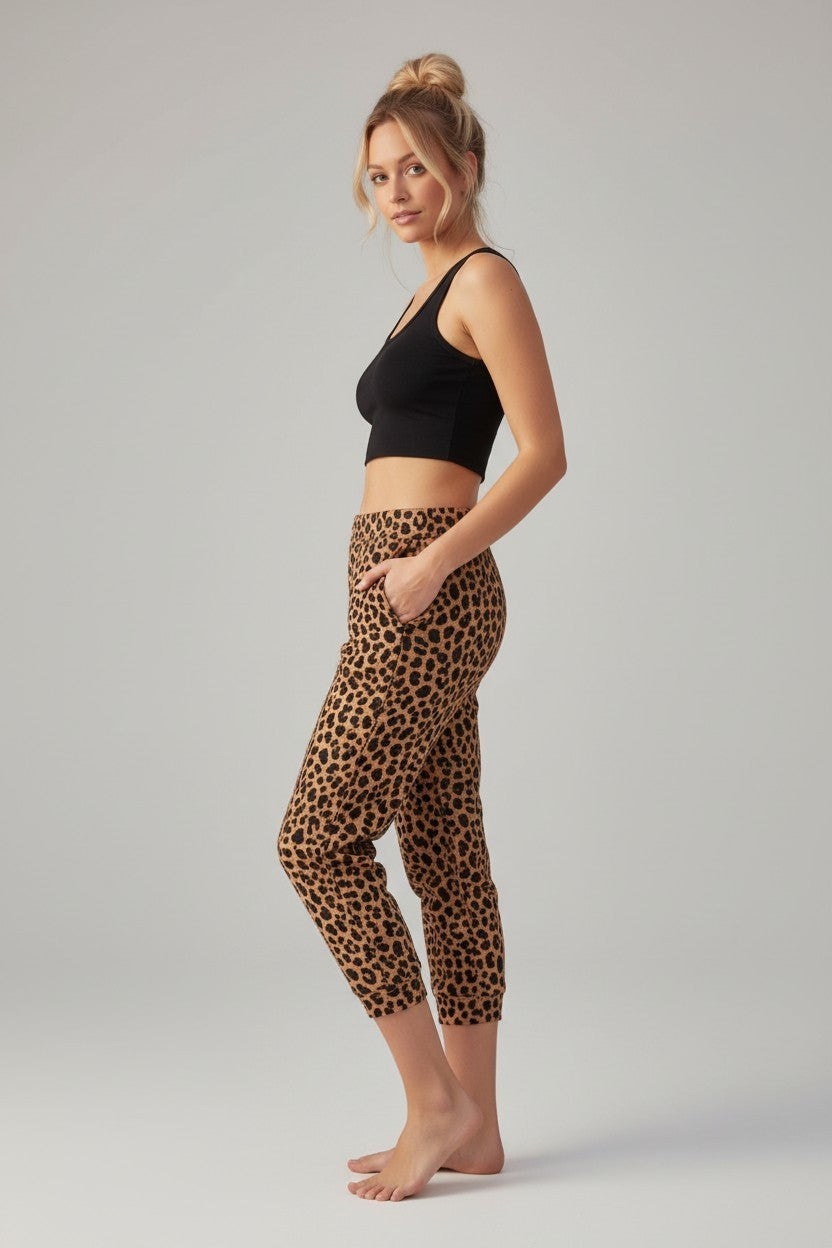 PINK Victoria's Secret Terry Crop Jogger Sweatpants