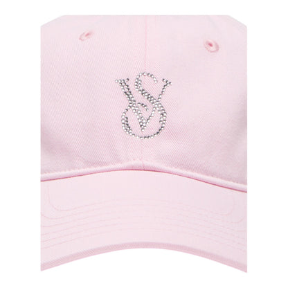 VICTORIA'S SECRET PINK LOGO BASEBALL CAP HAT ADJUSTABLE STRAP ONE SIZE NWT