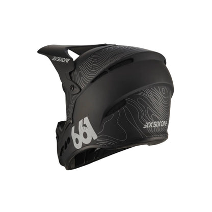 661 Reset Full Face Helmet Contour Black - Dirt Bike Helmet - Skate Helmet - XS
