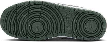 Nike Court Borough Low Recraft Big Kids' Shoes (White/Vintage Green) 5.5y