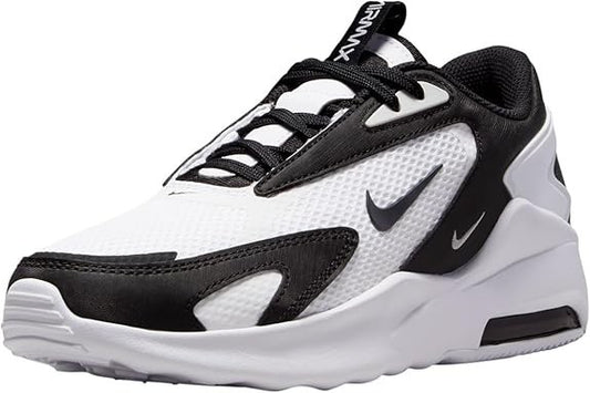 Women's Nike Air Max Bolt CU4152-101 White Black Low Top Mesh Sneakers - SZ 7