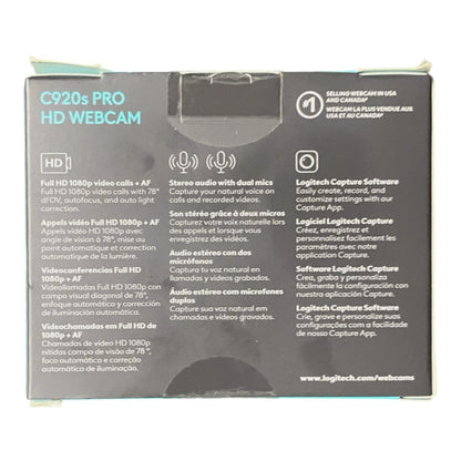 Logitech C920S Pro HD Webcam - New