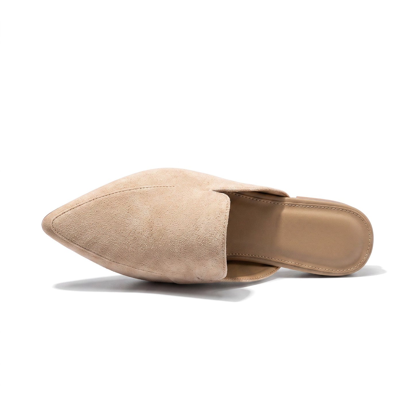 Womens Mules Flats Shoes 2026: Comfortable Pointed Toe Backless Loafers Size 8