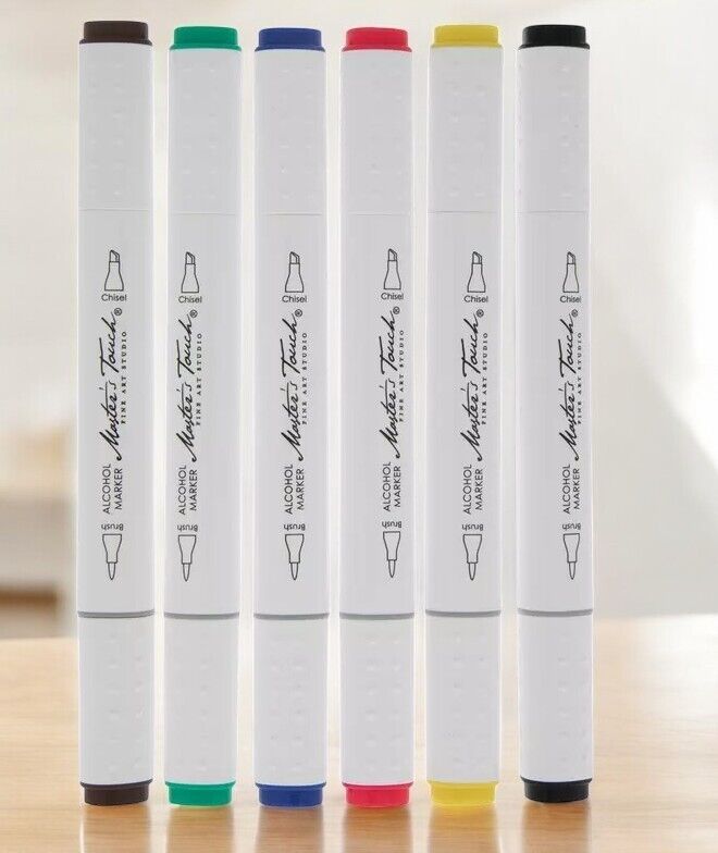 Master's Touch 6 Color Alcohol Markers 1762376